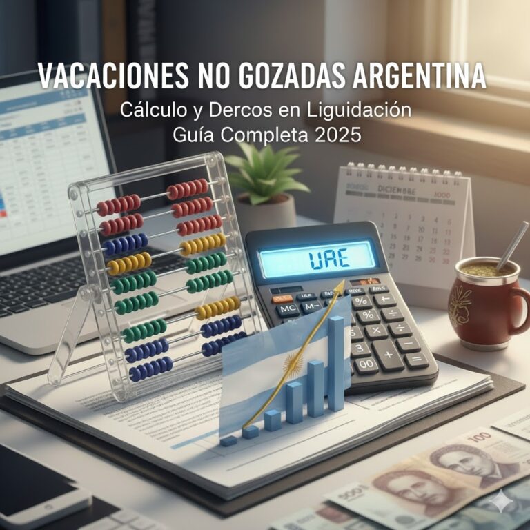 Vacaciones No Gozadas Argentina: Cálculo y Derechos en Liquidación