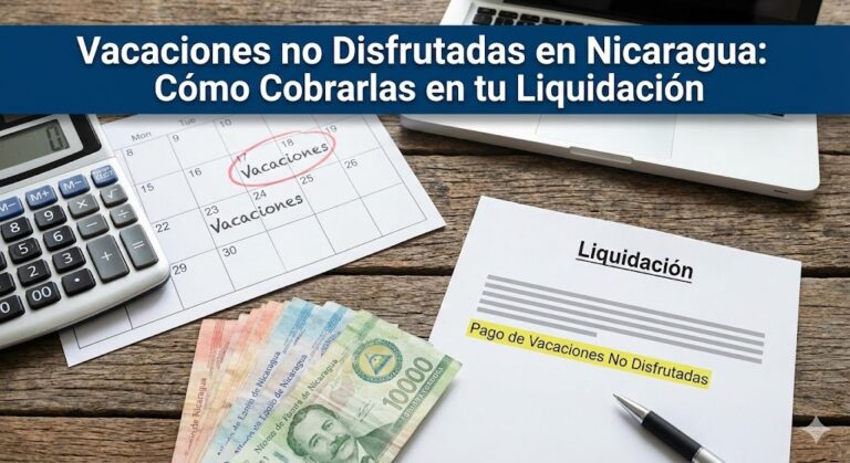 Vacaciones no Disfrutadas en Nicaragua