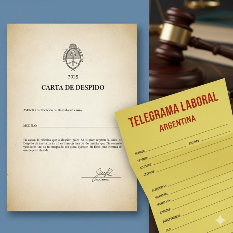 arta de Despido y Telegrama Laboral